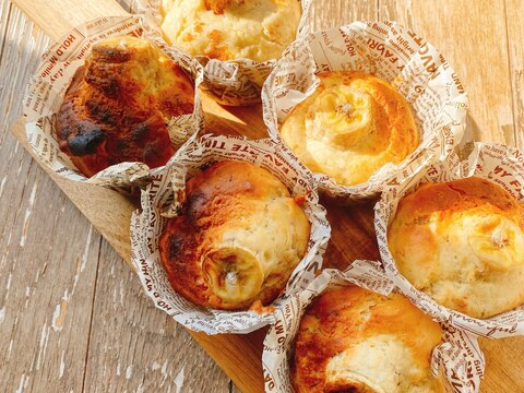 グルテンフリー♪米粉のバナナケーキ。